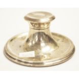 George V Sterling silver inkwell