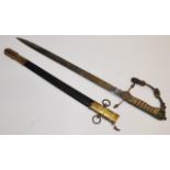 George V British naval dirk / sword