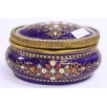 French decorative ceramic trinket box