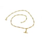 18ct Albert chain style necklace