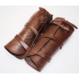 Pair Australian Army WWII leather leggings