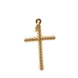 9ct rose gold cross