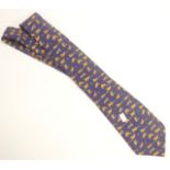 Hermes Paris silk tie