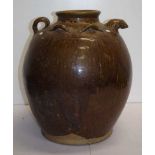 Antique Chinese Martaban stoneware storage jar