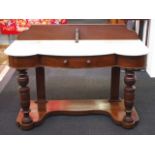 Victorian marble top washstand