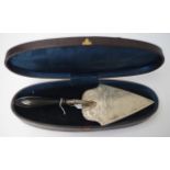 Rare South Australian commemorative silver trowel