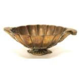 French Art Nouveau brass serving bowl