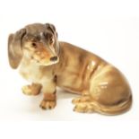 Early Rorstrand Sweden ceramic dachshund figure