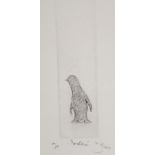 Greg Hyde 1950- "Porter" etching