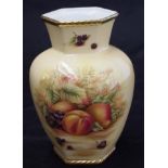 Aynsley 'Orchard Rose' ceramic vase