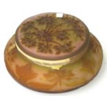 1920's French Galle cameo lidded trinket box