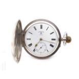 Edwardian sterling silver pocket watch