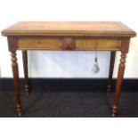 Antique oak games table