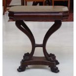 19th century rosewood work table