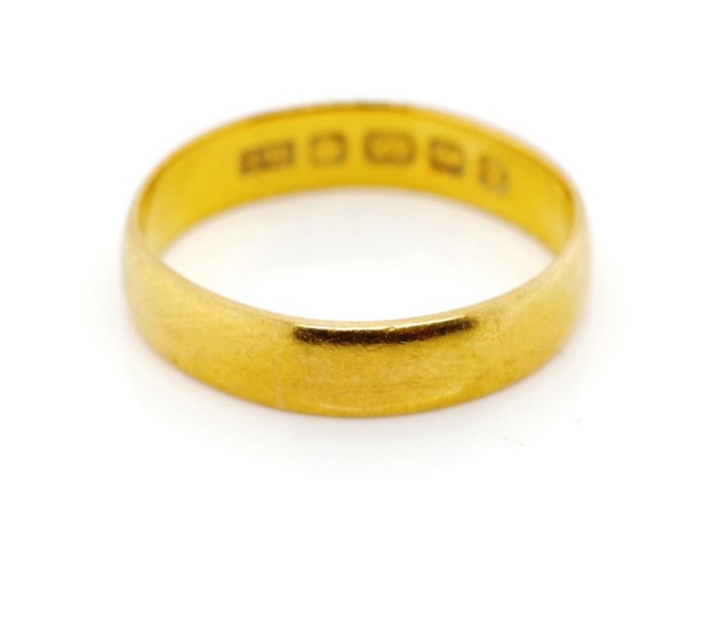 George V 22ct yellow gold ring - Image 4 of 5