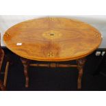 Late Victorian walnut occasional table