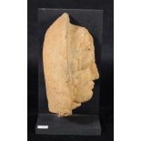 Terracotta Roman half head