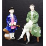 Two Royal Doulton Williamsburg male figurines