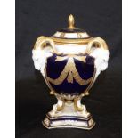 Royal Dux lidded jar