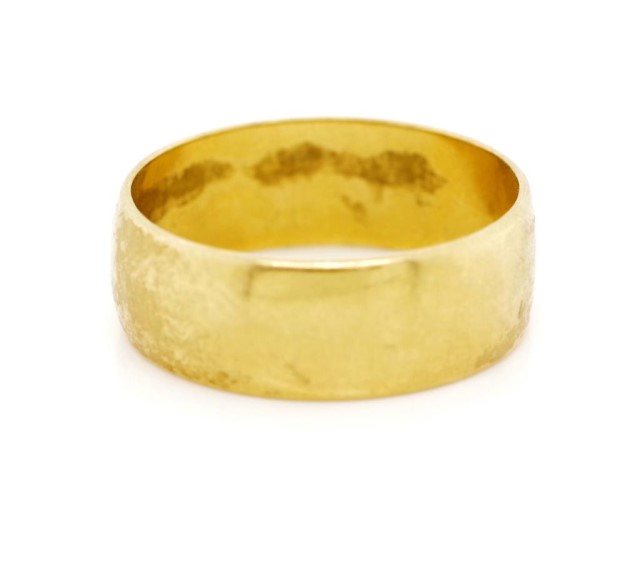 18ct yellow gold wedding band - Image 5 of 5