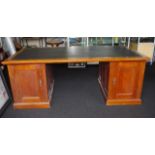 Antique partner's desk