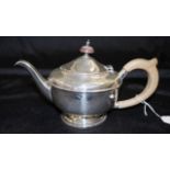 George V sterling silver teapot