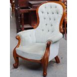 Rococo style grandfather chair