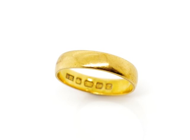 George V 22ct yellow gold ring - Image 3 of 5