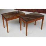 Pair of R.D. Kirkman side tables