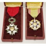 Two French Legion of Honour Medals