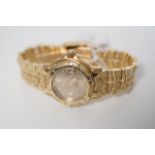 Ladies 18ct yellow gold Tag Heuer watch