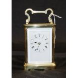 A good brass carriage clock