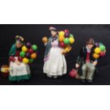 Three Royal Doulton balloon figurines