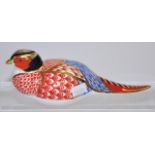 Royal Crown Derby pheasant paperweight