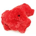 Red coral specimen