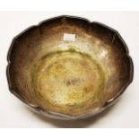 Chinese hand beaten bronze bowl