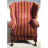 Wingback armchair