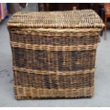 Large cane basket trunk