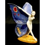 Good Carlton Ware 'Butterfly Girl' figure