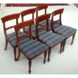 Six William IV style dining chairs