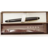 Cross Plume basalt black fountain pen