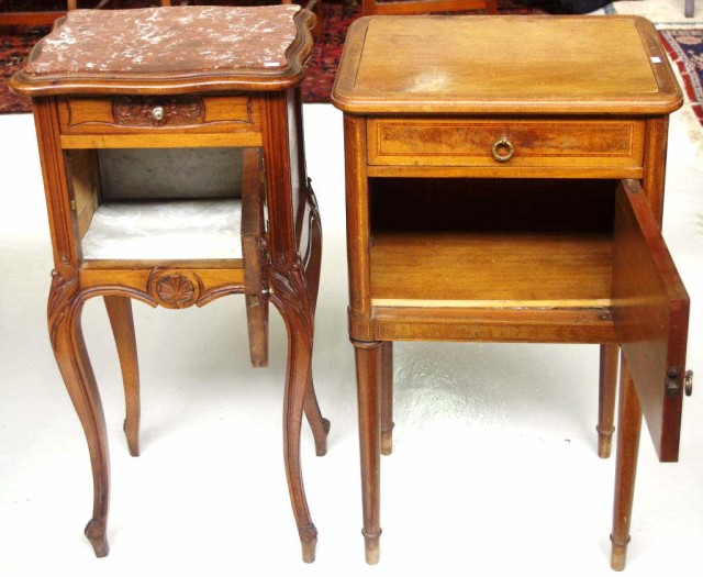 Good rouge marble topped pot cupboard - Image 2 of 4