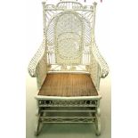 Cane rocking chair