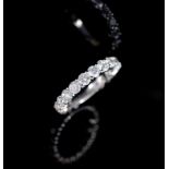 2.00ct Diamond set 18ct white gold eternity ring