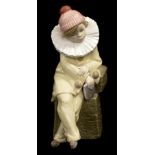 Lladro Harlequin figure