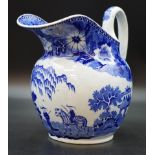 Early 19th century English pearlware jug