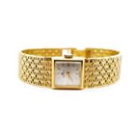 18ct yellow gold Bucherer cocktail watch