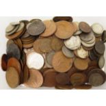 Quantity foreign silver & Australian copper coins