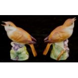Pair Royal Worcester Bird figures