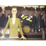 Framed print John Brack 'Portrait'